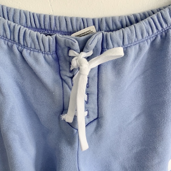 Victorias Secret Pink S Blue Logo Sweatpants - Picture 3 of 4